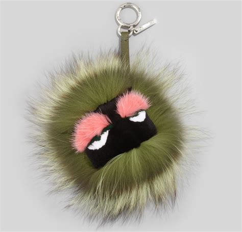 fendi fur monster charm replica|Fendi fur monster bag.